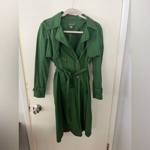 Sans Souci Green Trench Coat